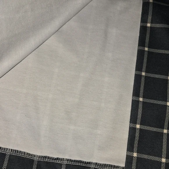 Joie Black and White Grid Trench Coat - Picture 12 of 16